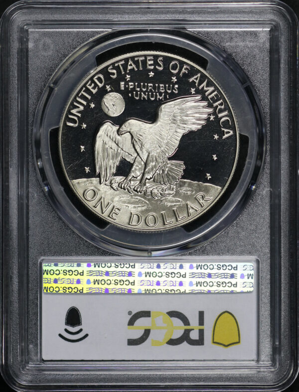 Reverse of this 1977-S Ike Dollar PCGS PR-69 DCAM