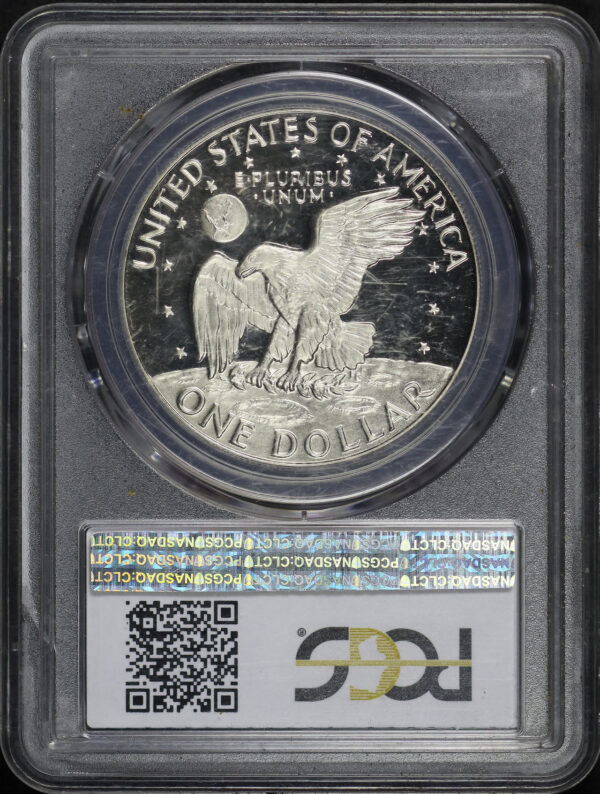Reverse of this 1978-S Ike Dollar PCGS PR-69 DCAM