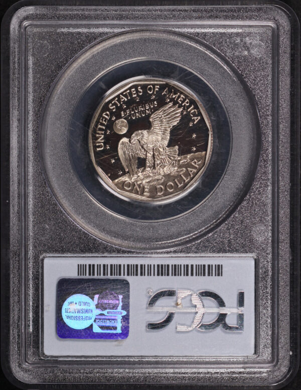Reverse of this 1999 Susan B. Anthony Dollar PCGS PR-69 DCAM