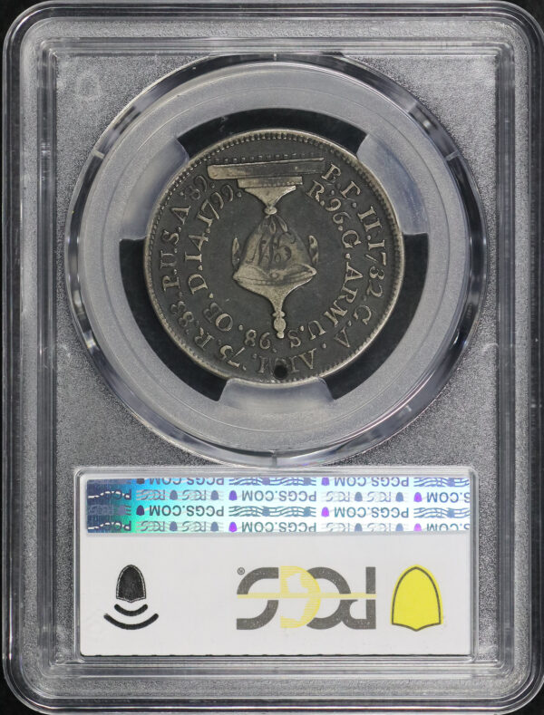 Reverse of this 1800 Colonial Washington Funeral Urn PCGS VF-30 