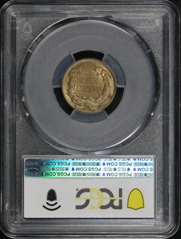 Reverse of this 1857 Flying Eagle Cent PCGS MS-65