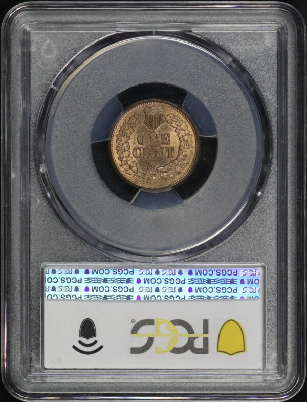 Reverse of this 1877 Indian Cent PCGS MS-64 RB