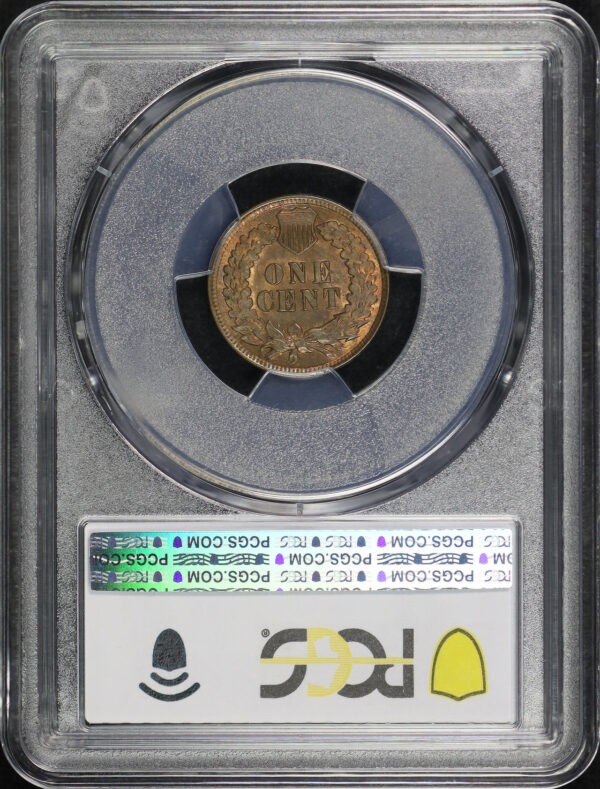 Reverse of this 1899 Indian Cent PCGS MS-63 RB