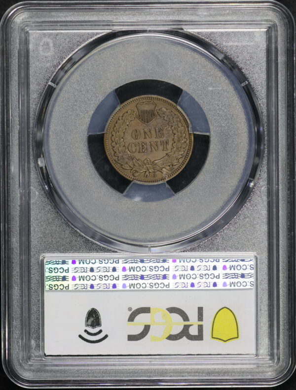 Reverse of this 1909-S Indian Cent PCGS AU-55 BN