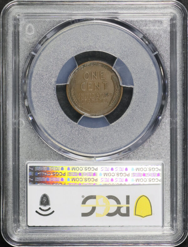Reverse of this 1909-S VDB Lincoln Cent Wheat Reverse PCGS VF-35 BN