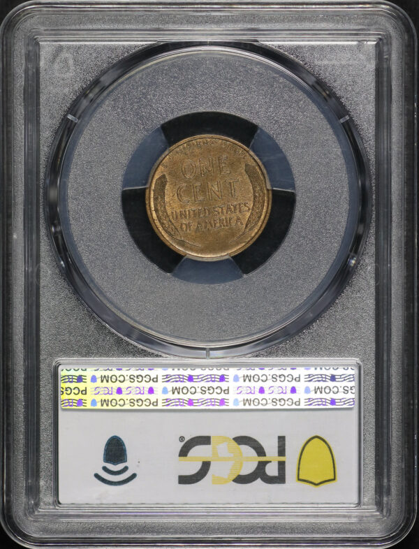 Reverse of this 1909-S Lincoln Cent Wheat Reverse PCGS MS-63 BN