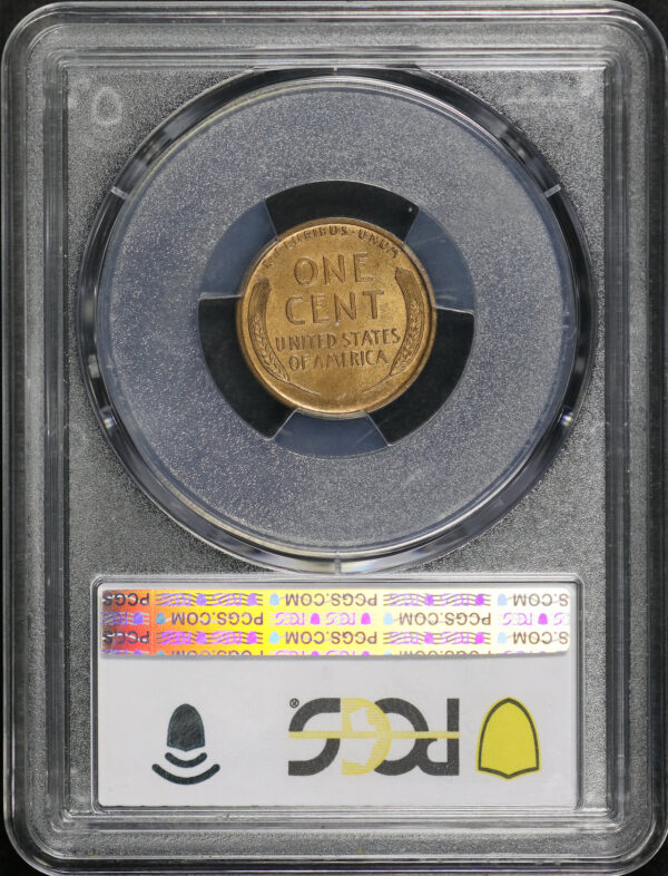 Reverse of this 1910-S Lincoln Cent Wheat Reverse PCGS MS-64 RB
