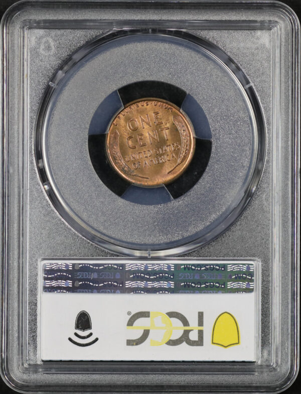 Reverse of this 1914-D Lincoln Cent Wheat Reverse PCGS MS-64 RB
