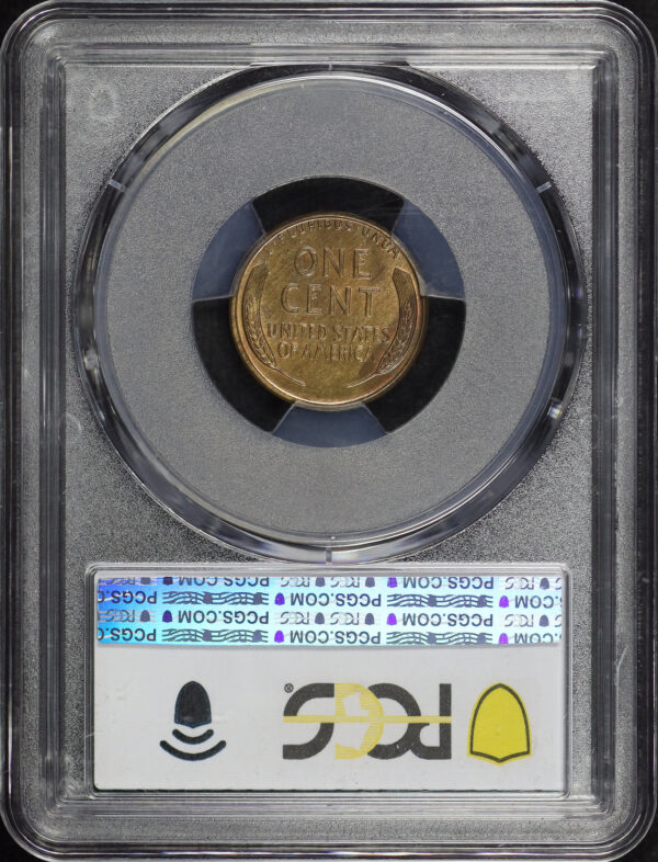 Reverse of this 1924-S Lincoln Cent Wheat Reverse PCGS MS-62 BN