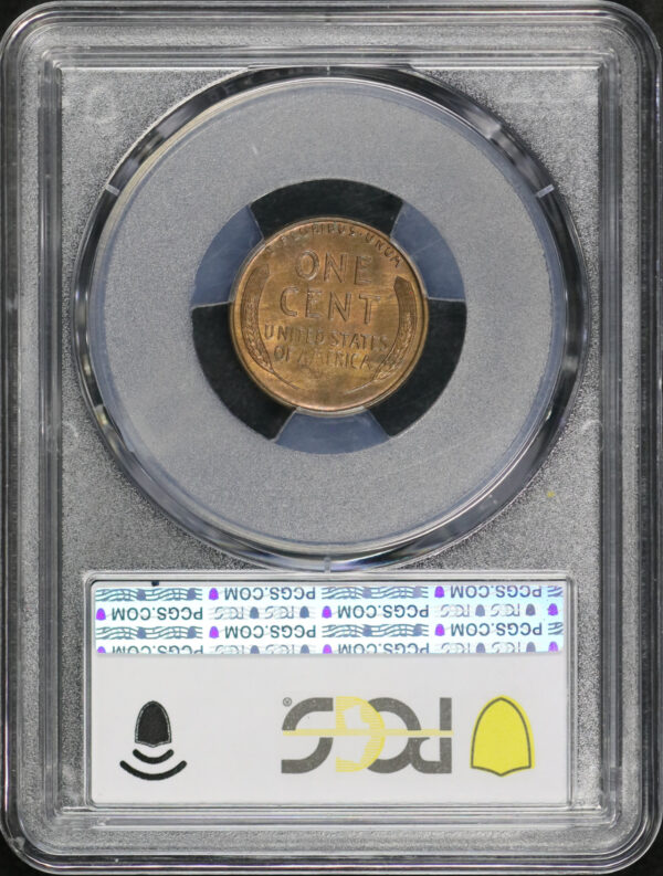 Reverse of this 1926-S Lincoln Cent Wheat Reverse PCGS MS-64 RB