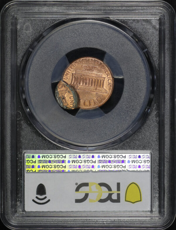 Reverse of this 1987 Lincoln Cent Modern PCGS MS-62 RD