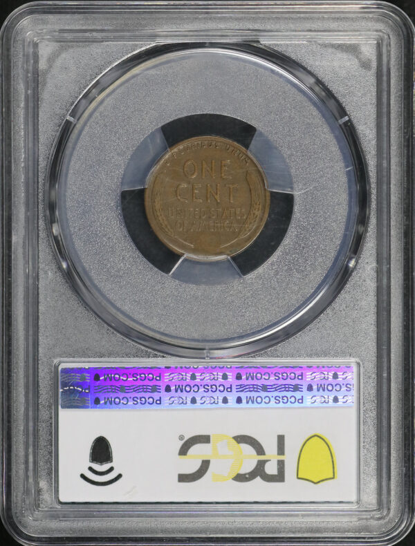 Reverse of this 1922 No D Strong Reverse Lincoln Cent Wheat Reverse PCGS VF-20 BN