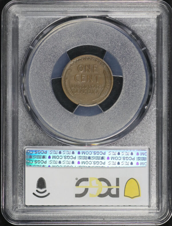Reverse of this 1922-D Lincoln Cent Wheat Reverse Strong Reverse PCGS VF-25 BN