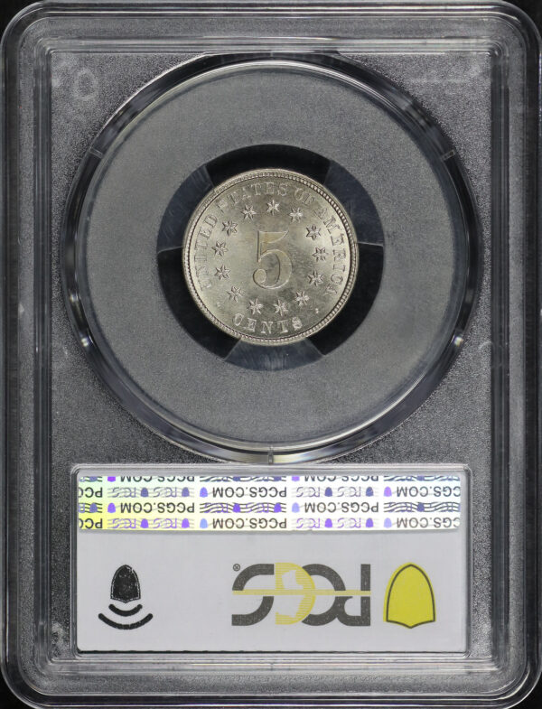 Reverse of this 1883 Shield Nickel PCGS MS-65