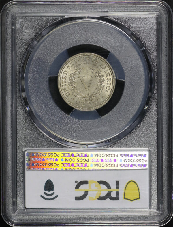 Reverse of this 1894 Liberty Nickel PCGS MS-61