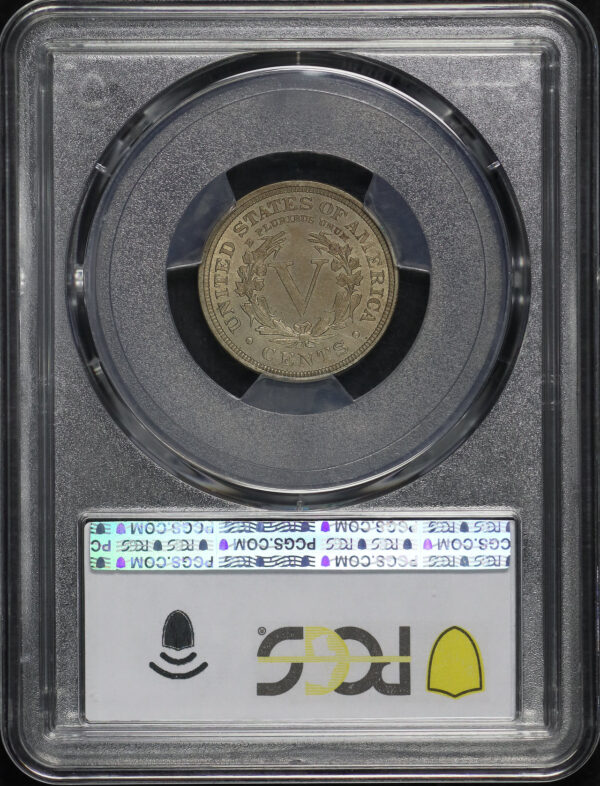 Reverse of this 1911 Liberty Nickel PCGS MS-64