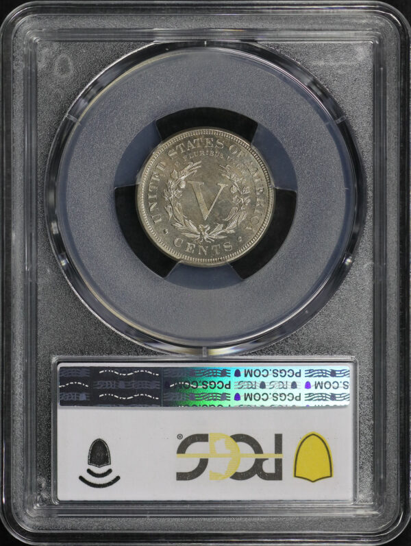 Reverse of this 1885 Liberty Nickel PCGS PR-63