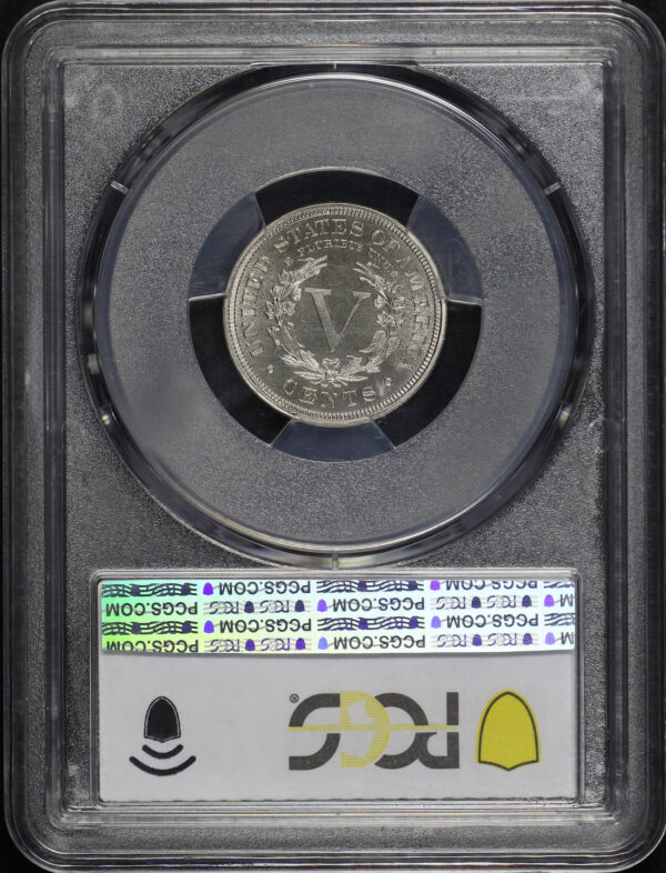 Reverse of this 1894 Liberty Nickel PCGS PR-66