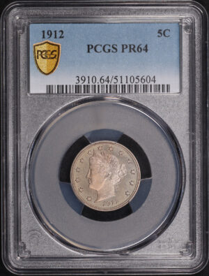 Obverse of this 1912 Liberty Nickel PCGS PR-64