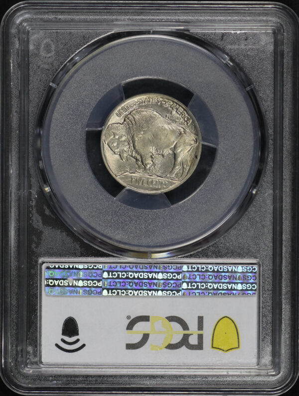 Reverse of this 1913 Buffalo Nickel Type 1 PCGS MS-67
