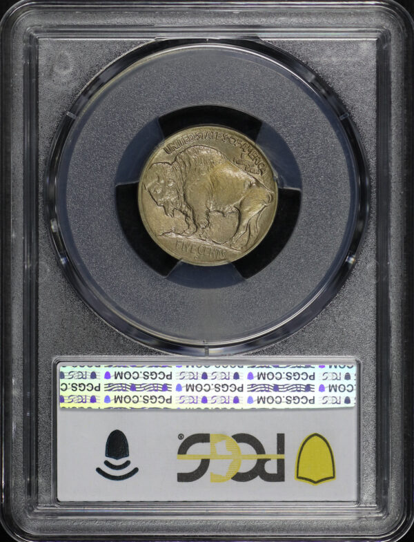 Reverse of this 1913-D Buffalo Nickel Type 1 PCGS MS-63