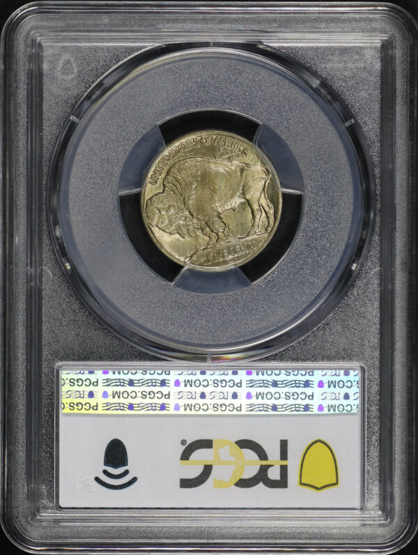 Reverse of this 1913-D Buffalo Nickel Type 1 PCGS MS-66