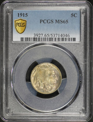 Obverse of this 1915 Buffalo Nickel PCGS MS-65