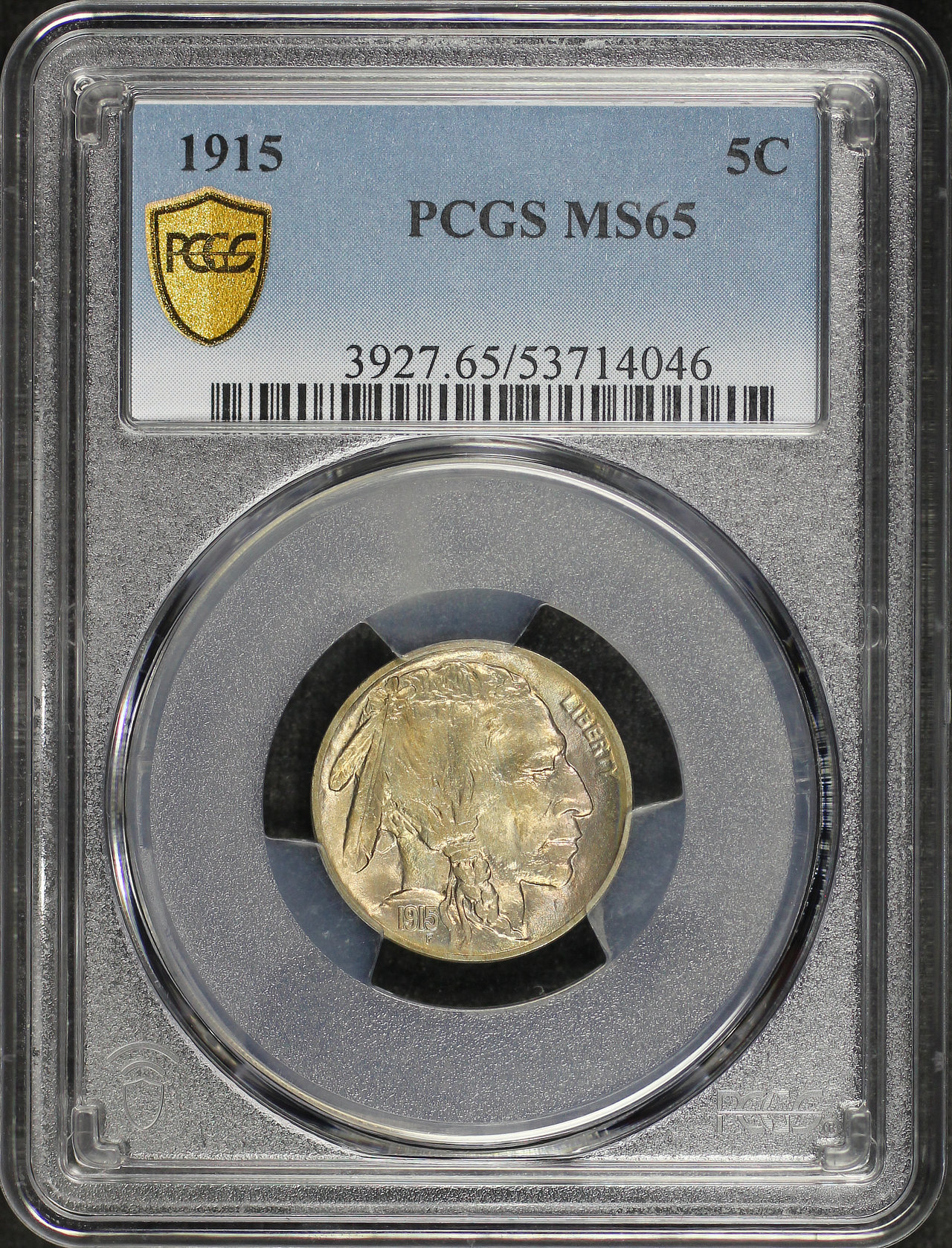 Obverse of this 1915 Buffalo Nickel PCGS MS-65