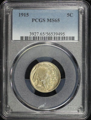 Obverse of this 1915 Buffalo Nickel PCGS MS-65