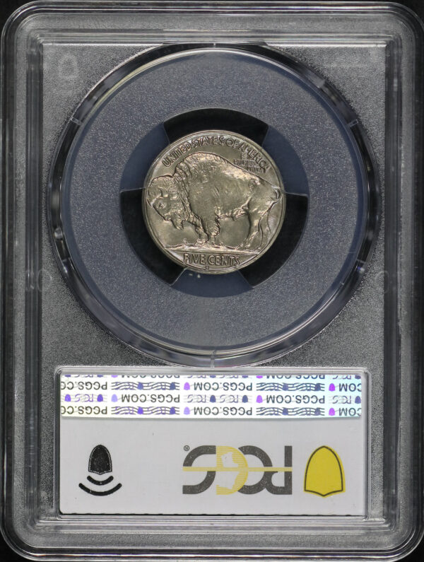 Reverse of this 1915-S Buffalo Nickel PCGS MS-65
