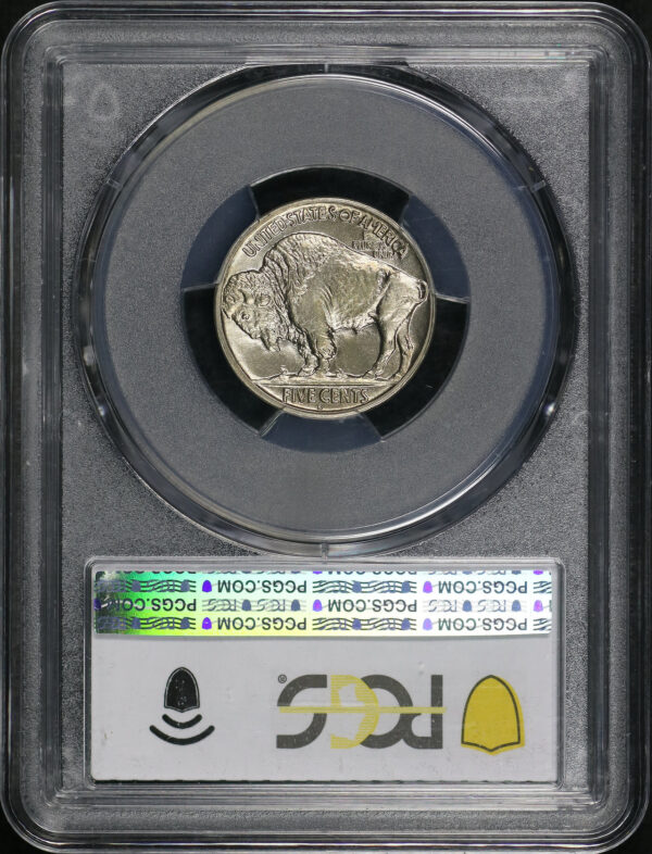 Reverse of this 1915-S Buffalo Nickel PCGS MS-65