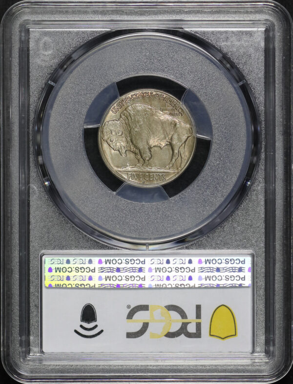 Reverse of this 1919-S Buffalo Nickel PCGS MS-62