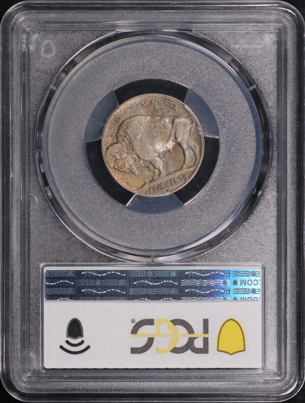 Reverse of this 1920-D Buffalo Nickel PCGS XF-40 – Pastel Toning
