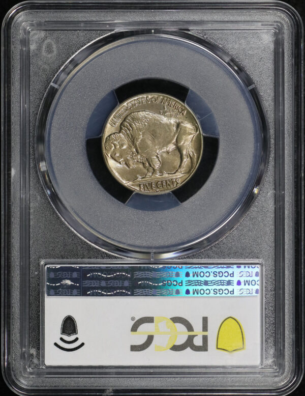 Reverse of this 1925-D Buffalo Nickel PCGS MS-65