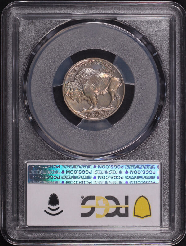 Reverse of this 1937 Buffalo Nickel PCGS PR-66