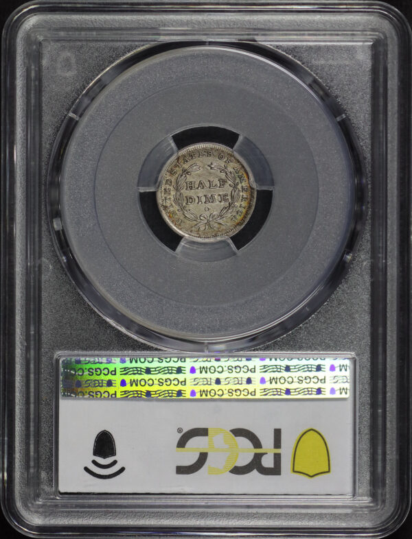 Reverse of this 1839-O Liberty Seated Half Dime PCGS MS-62 CAC