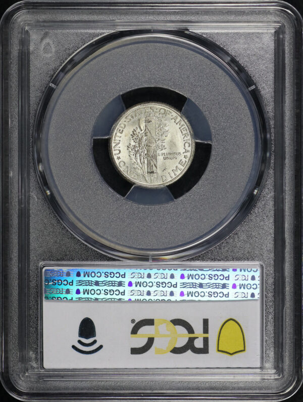 Reverse of this 1923-S Mercury Dime PCGS MS-63