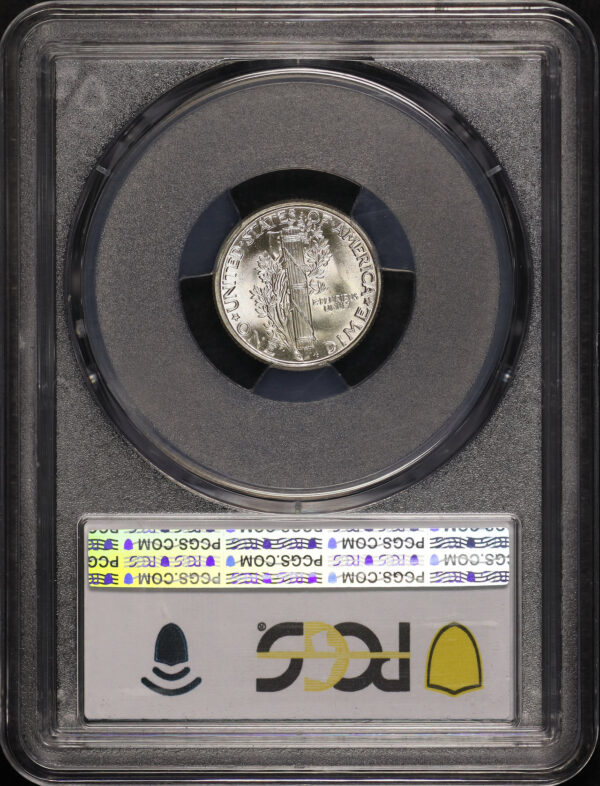Reverse of this 1929 Mercury Dime PCGS MS-63 FB