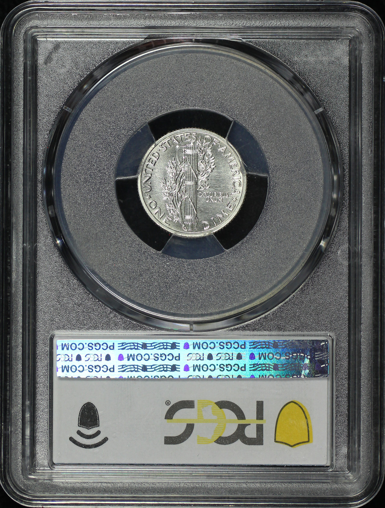 Reverse of this 1936 Mercury Dime PCGS PR-66