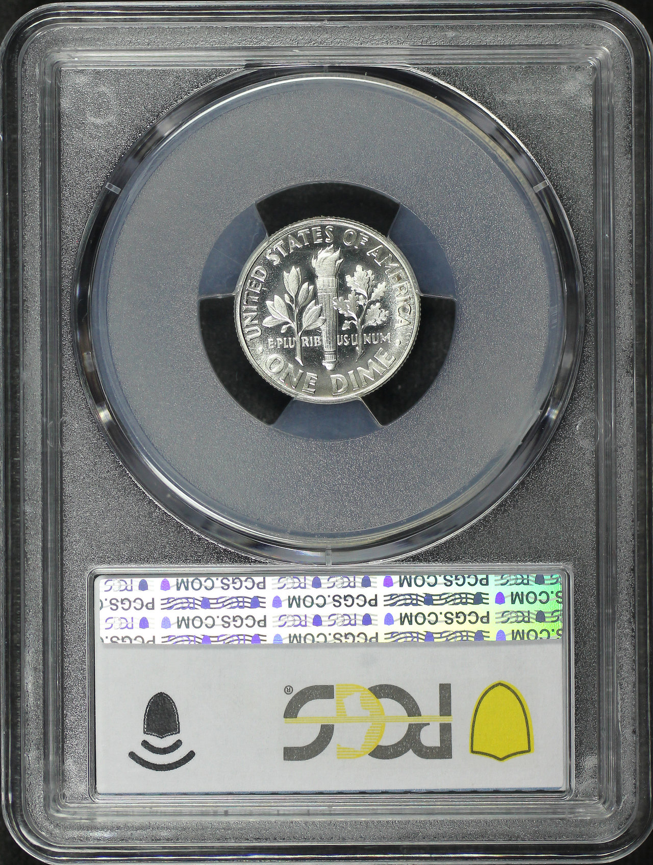 Reverse of this 1951 Roosevelt Dime PCGS PR-68