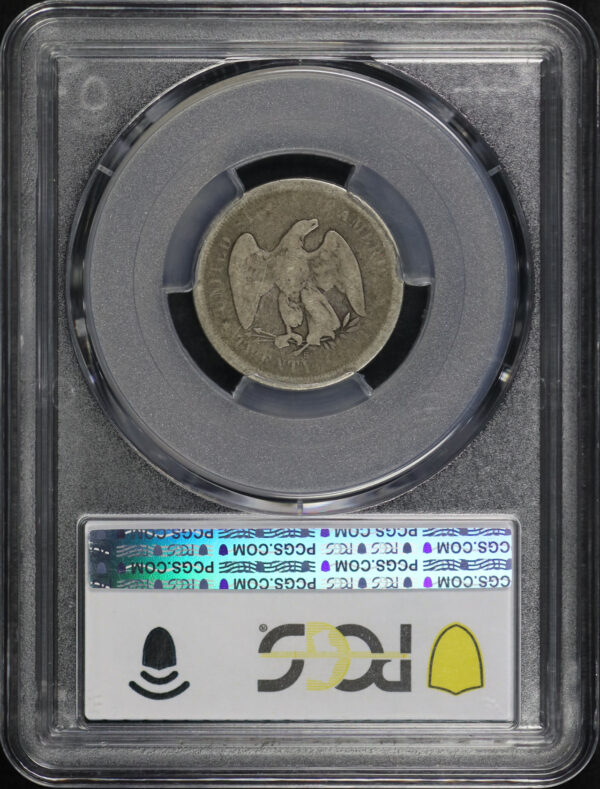 Reverse of this 1875-S Twenty Cent PCGS G-04
