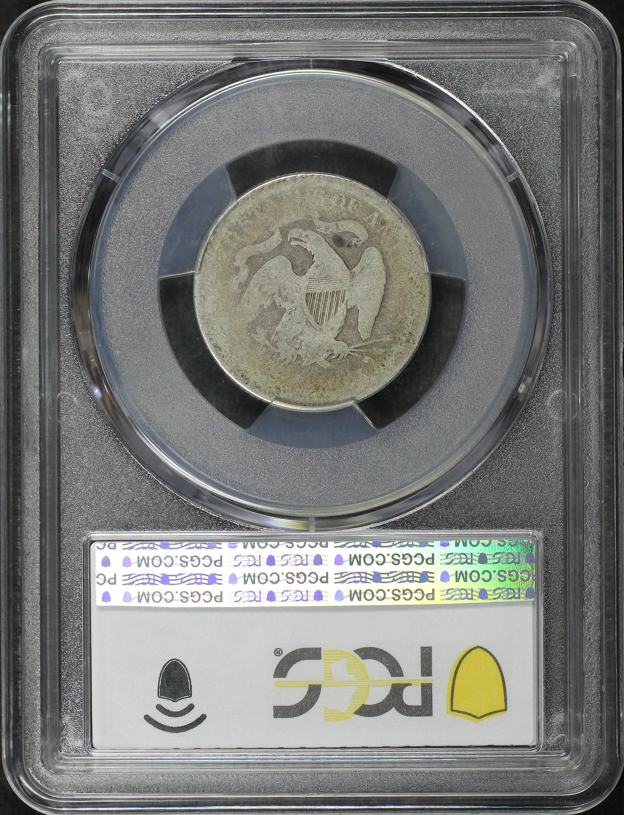 Reverse of this 1878-CC Liberty Seated Quarter PCGS FR-02