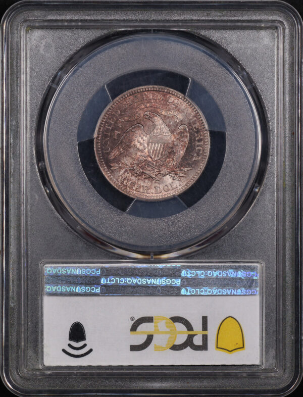 Reverse of this 1880 Liberty Seated Quarter PCGS MS-64
