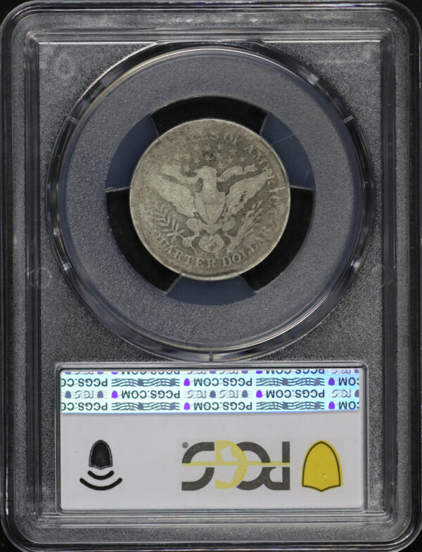 Reverse of this 1896-S Barber Quarter PCGS AG-03
