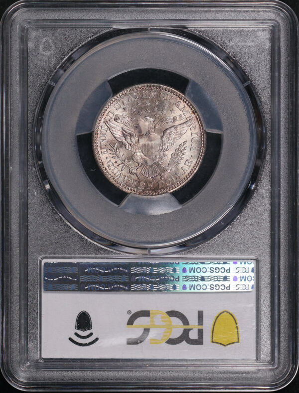 Reverse of this 1908-S Barber Quarter PCGS MS-65