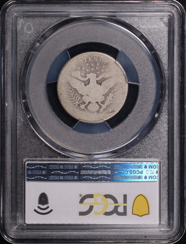 Reverse of this 1913-S Barber Quarter PCGS FR-02