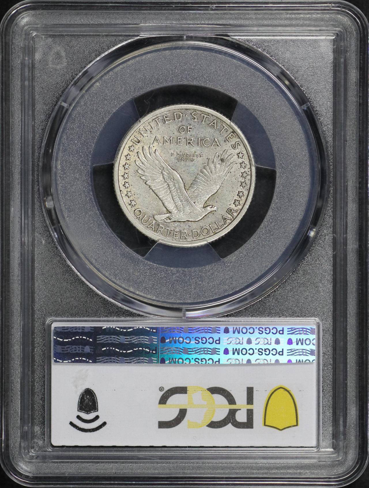 Reverse of this 1916 Standing Liberty Quarter PCGS XF-45