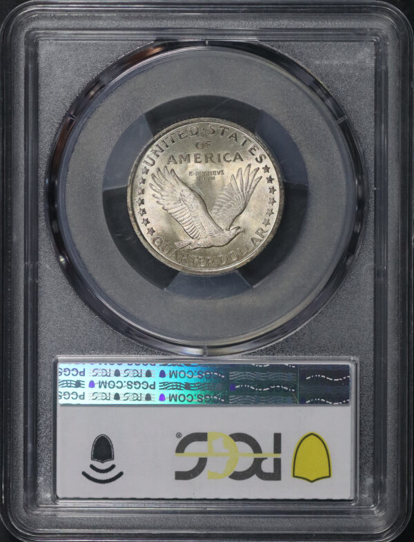 Reverse of this 1917 Standing Liberty Quarter Type 1 PCGS MS-67 FH CAC