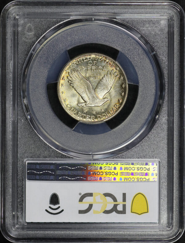 Reverse of this 1917-D Standing Liberty Quarter Type 2 PCGS MS-66