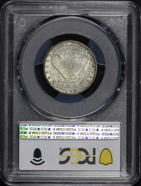 Reverse of this 1918-S Standing Liberty Quarter PCGS AU-58